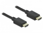 Delock High Speed HDMI-Kabel 48 Gbps 8K 60Hz (schwarz, 2 Meter)