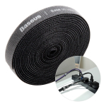 Baseus Rainbow Circle hook and loop ribadid - Velcro lintriband Velcro kabeliorganisator 3m must (ACMGT-F01) - OUTLET