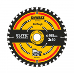 DeWalt Kreissgeblatt ELITE DT10640, 165mm, 40Z (Bohrung 20mm, fr Handkreissgen)