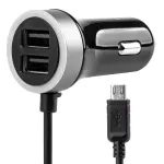 Amio PCH PRO-01 auto laadija | 12W | USB-A, Micro-USB | koos Micro-USB-kaabliga