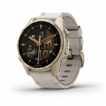 Garmin Fenix 8, 3,3 cm (1,3), AMOLED, 43 mm, digitaalne, 416 x 416 pikslit, puutekraan, kuldne, Wi-Fi, GPS (satelliit)