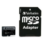 Verbatim MicroSD-kaart 32GB + adapter Pro U3 must/must 47041