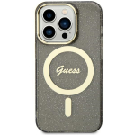 GUESS GUHMN61HCMCGK iPhone 11 / Xr 6.1" tarna/must kvakaane Glitter Gold MagSafe