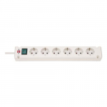 Brennenstuhl 1150650326 power extension 3 m 6 AC outlet(s) Indoor White