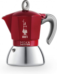 Bialetti Moka Induction Red kohvimasin, 4 tassi (6944)