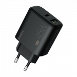 Beclad 45W Adapter USB-C + A - Black
