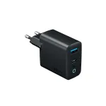 Forever Vibe-TC45AC GaN PD QC charger 1x USB-C 1x USB 45W dark grey