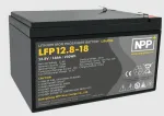 NPP Akku LiFePO4 12,8V 18Ah, BT, T2 (F2) terminalidega