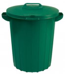 Curver Waste bin 90L green (Size: 49x49x58cm)
