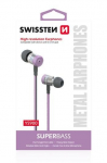 Swissten SuperBass Krvaklapid Metal YS900 Stereo Krvaklapiga Mikrofoniga 3,5mm / 1,2m Punane