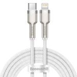 Baseus USB-C kaabel Lightning Cafule, PD, 20 W, 2 m (valge) jaoks