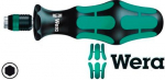 WERA Bits-Handhalter 816 R (schwarz/grn, mit Rapidaptor Schnellwechselfutter)