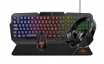 DELTACO GAMING GAM-174 klaviatuur, hiir kaasas, USB, QWERTY, Phjamaa stiil, must