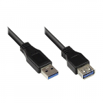 Good Connections USB 3.0 pikenduskaabel 1,8 m isane A kuni emane Must