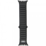 Audi Pasek Logo snteetilisest nahast magnetiline srmus do Apple Watch 40/41/42mm czarny