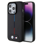 BMW BMHMP15X22PVTK iPhone 15 Pro Max 6.7" must karbikott, tepitud Tricolor MagSafe
