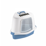 Cat litter box Sprint Corner Plus 56x40x40cm blue|white