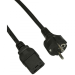AKYGA Serveri toitekaabel AK-UP-01 IEC C19 CEE 7/7 250V/50Hz 1,8m Must CEE7/7 C19 vahetkk