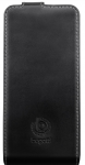 Mocco Bugatti Flip Case Vertical Opens Premium Leather Case Apple iPhone 6 / 6S Black