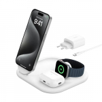 BELKIN BoostCharge 3-in-1 laadimisalus valge