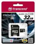 Transcend SDHC Micro UHS-1 32GB Class 10 Incl. Adapter for SD format