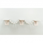 Wall mount for nail sharpening poles : Trixie Climbing ladder for wall mounting, 150 30 cm, white