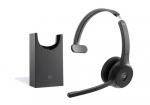 CISCO Headset 721, Wiirless Single On-Ear Bluetooth Headphones, Webex nupp, USB-A HD Bluetooth Adapter, Peene kott, Lbipaistevastastand, Kohalik must, 1-aastane Piiratud vastutusvte (HS-WL-721-BUNAS-C)