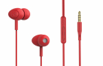 Tellur Basic Gamma wired in-ear headphones red