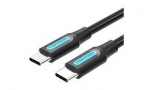 Vention USB-C kaabel 1m, must, COSBF