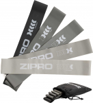 Zipro Mini Band Mini Band Latex rne poziomy oporu w zestawie szary 5