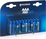 Fuj:tech Alkaline Pro AAA 1,5 V leelispatarei, 20 tk (20xPro-AAA)