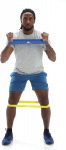 Set of exercise bands SVELTUS AEROBIC LATEX BANDS professional, 4 pcs.