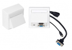 Vivolink Wall box VGA, HDMI + 3,5mm aud inc Thorsmann wall box .