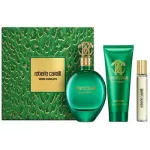 Cavalli Roberto Signature Verde Assoluto Drkov sada EDP 75 ml, tlov mlko 100 ml a miniaturka EDP 15 ml