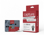 Capture 18mm x 8m Black on Transparent Tape