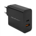 Qoltec Superkiire PD laadija 1xUSB-C, 1xUSB, 90W