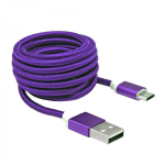 Sbox USB-Micro USB M/M 1m USB-10315U plum purple