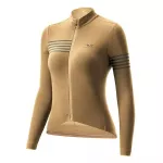 Rockbros YPW065 TVI Women's Long Sleeve Cycling Jersey Fall/Winter S - Yellow