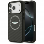 Aston Martin HC Kevlari kaitsembris MagSafe'iga iPhone 17 Pro jaoks, must