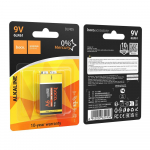 Alkaline patarei 6LR61 Hoco 9V DLR05, 1 tk