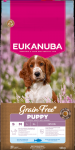 Kuivtoit kutsikatele Eukanuba Puppy AND Junior, Vike AND Keskmine, GRAIN FREE OCEAN FISH 12 kg