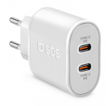 SBS Reisilaadija 20W 2x USB-C PD