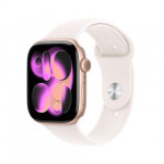 APPLE Watch Series 11 GPS 46mm roosakuldne alumiiniumkorpus ja hele roosa spordirihm - S/M