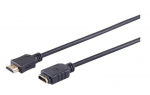 MicroConnect HDMI kiirkigu pikendusjuhe, 0,5m kiirkigu HDMI