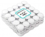 PROVENCE Tealights White 100pcs 4x1.5cm
