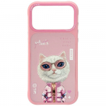 Nimmy Katte Cool AND Cute 2.0 Kassi iPhone'ile 17 Pro Max, roosa