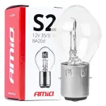 Amio Halogeenlamp S2 12V 35/35W BA20d 1tk