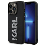 Karl Lagerfeld KLHCP15X3DMBKCK iPhone 15 Pro Max 6.7" tarna/must hardcase 3D kummist glitter logo