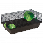 Cage : Placek Cage Viktor black, accessories green, 50.5*28*21cm