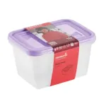 Keeeper Toidukarpide komplekt lekujuline 2x2L Fredo "Fresh" lbipaistev/hele lilla